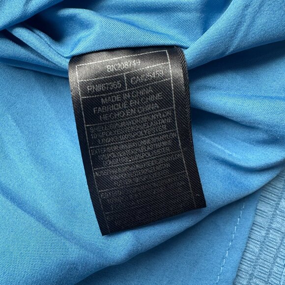 BB Dakota by Steve Madden Fields of Gold Shift Dress Blue Large BK208749 EUC - Picture 6 of 11